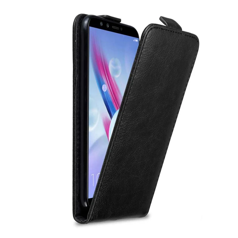 Cadorabo Hülle kompatibel mit Honor 9 LITE Schutzhülle im Flip Design mit Magnetverschluss