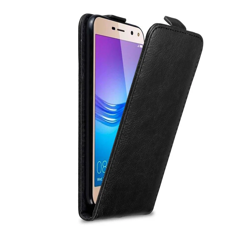 Cadorabo Hülle kompatibel mit Huawei Y5 2017 / Y6 2017 Schutzhülle im Flip Design mit Magnetverschluss