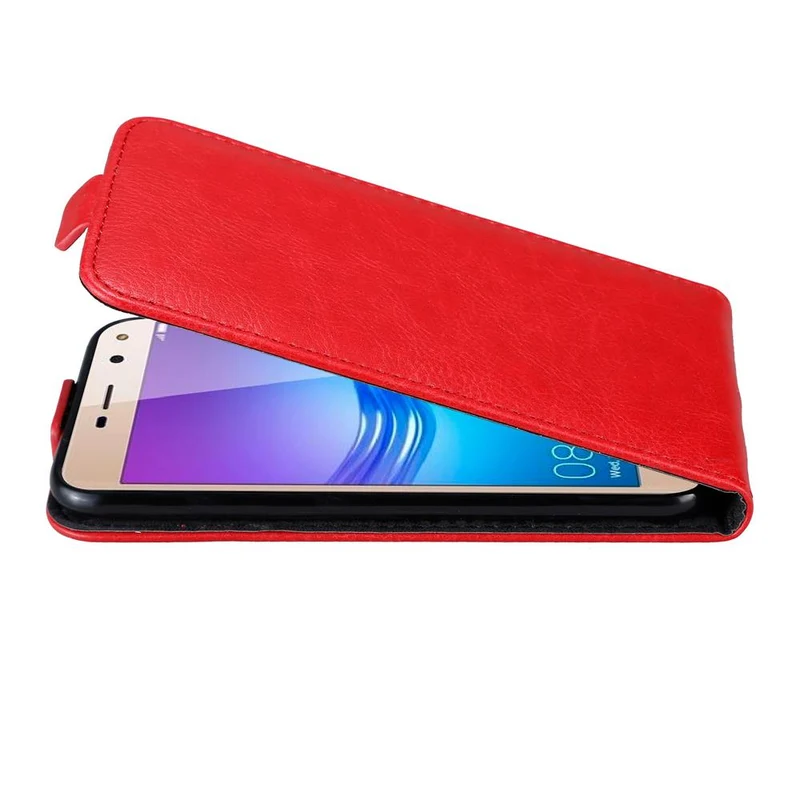 Cadorabo Hülle kompatibel mit Huawei Y5 2017 / Y6 2017 Schutzhülle im Flip Design mit Magnetverschluss