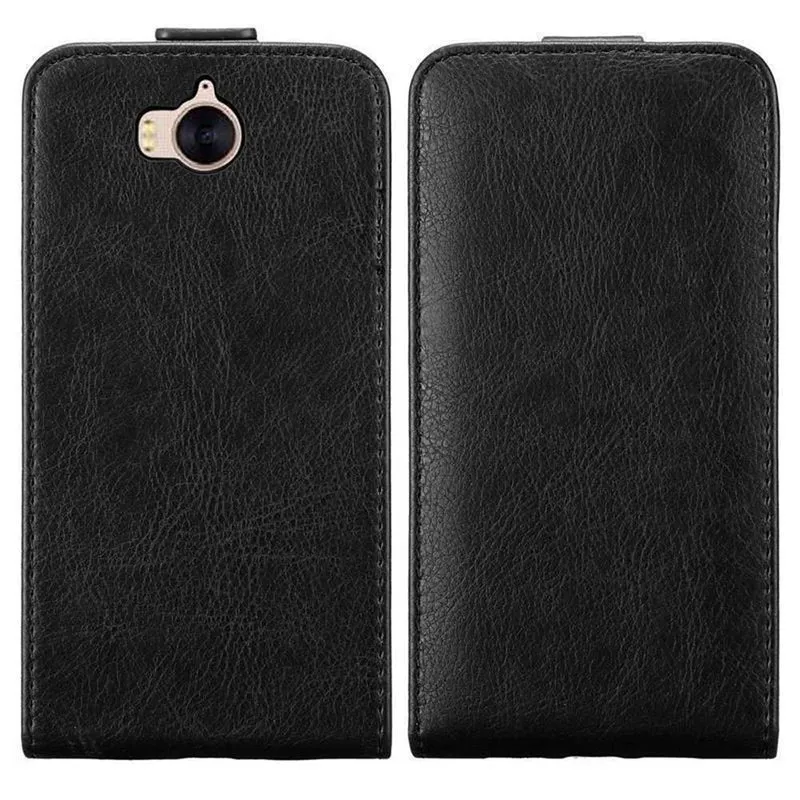 Cadorabo Hülle kompatibel mit Huawei Y5 2017 / Y6 2017 Schutzhülle im Flip Design mit Magnetverschluss