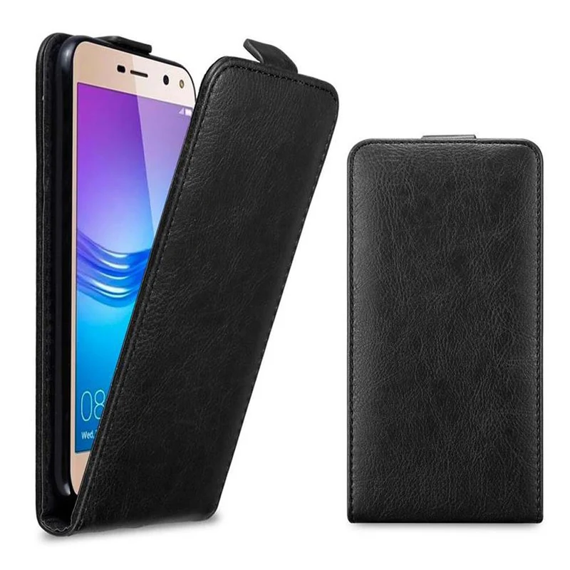 Cadorabo Hülle kompatibel mit Huawei Y5 2017 / Y6 2017 Schutzhülle im Flip Design mit Magnetverschluss