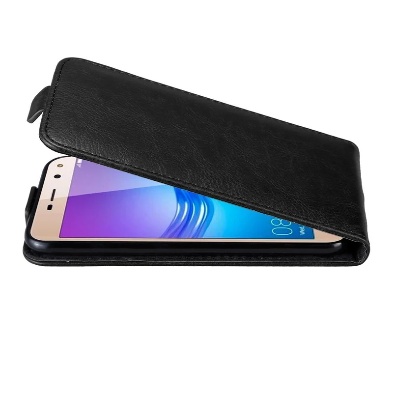 Cadorabo Hülle kompatibel mit Huawei Y5 2017 / Y6 2017 Schutzhülle im Flip Design mit Magnetverschluss