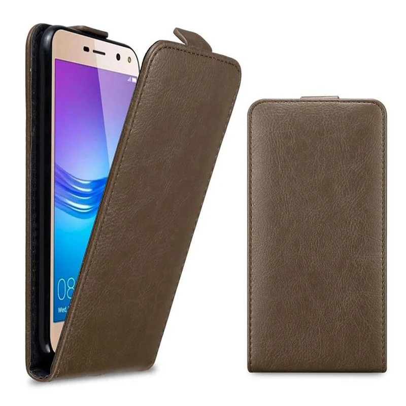 Cadorabo Hülle kompatibel mit Huawei Y5 2017 / Y6 2017 Schutzhülle im Flip Design mit Magnetverschluss