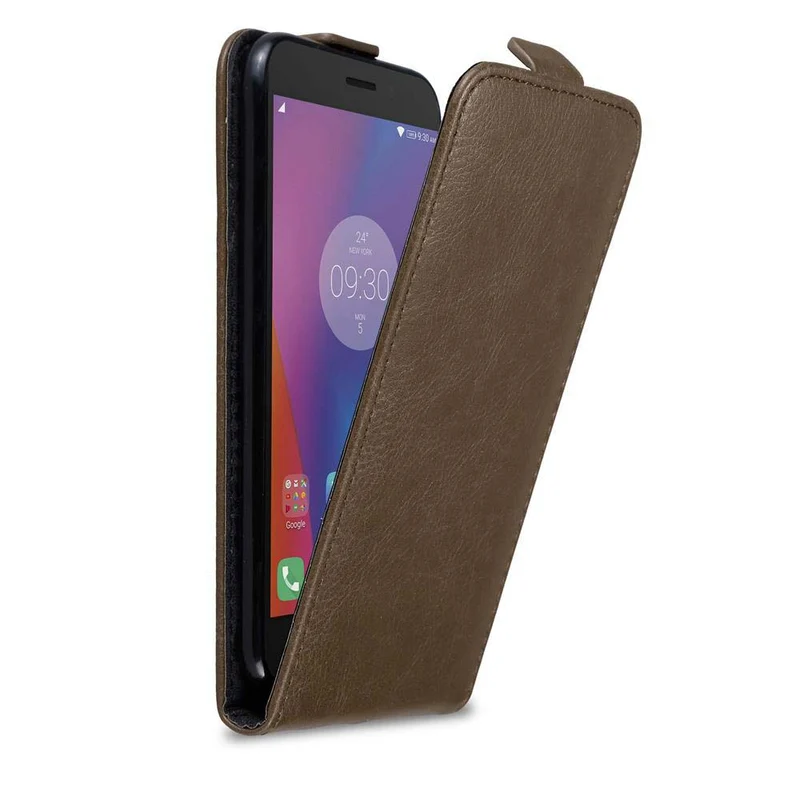 Cadorabo Hülle kompatibel mit Lenovo K6 / K6 POWER Schutzhülle im Flip Design mit Magnetverschluss