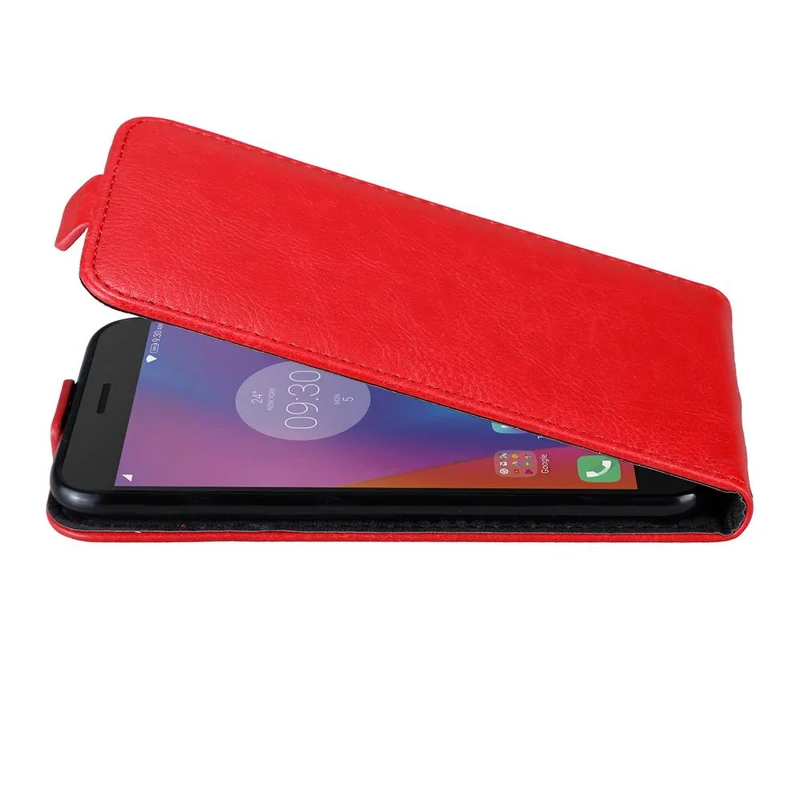 Cadorabo Hülle kompatibel mit Lenovo K6 / K6 POWER Schutzhülle im Flip Design mit Magnetverschluss