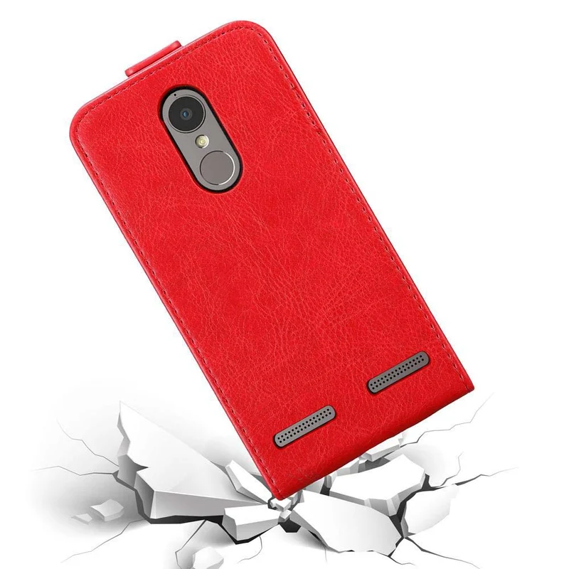 Cadorabo Hülle kompatibel mit Lenovo K6 / K6 POWER Schutzhülle im Flip Design mit Magnetverschluss