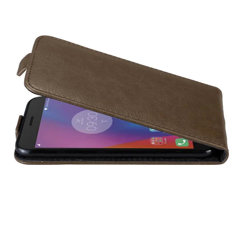 Cadorabo Hülle kompatibel mit Lenovo K6 / K6 POWER Schutzhülle im Flip Design mit Magnetverschluss