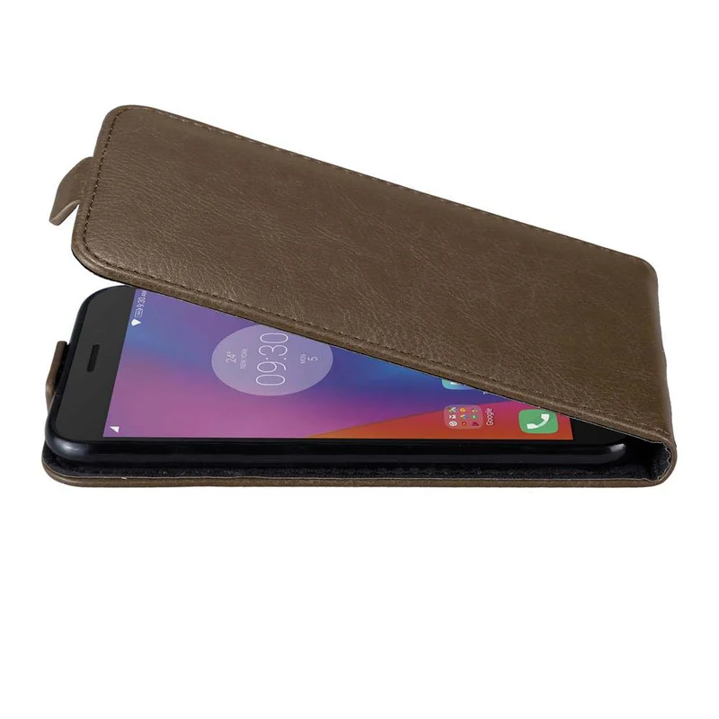 Cadorabo Hülle kompatibel mit Lenovo K6 / K6 POWER Schutzhülle im Flip Design mit Magnetverschluss