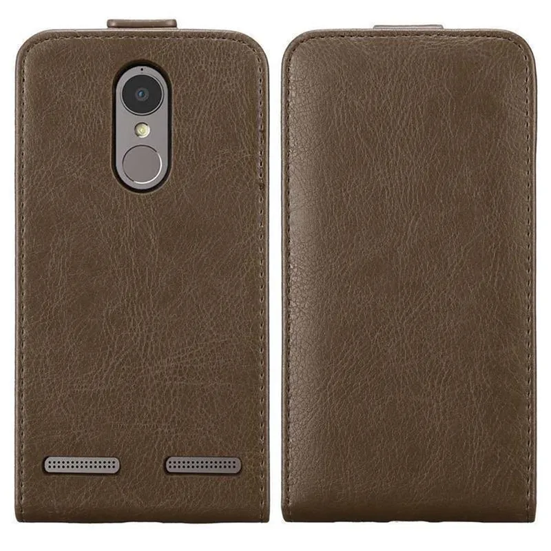Cadorabo Hülle kompatibel mit Lenovo K6 / K6 POWER Schutzhülle im Flip Design mit Magnetverschluss
