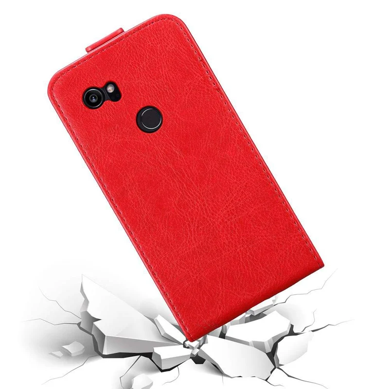 Cadorabo Hülle kompatibel mit Google PIXEL 2 XL Schutzhülle im Flip Design mit Magnetverschluss