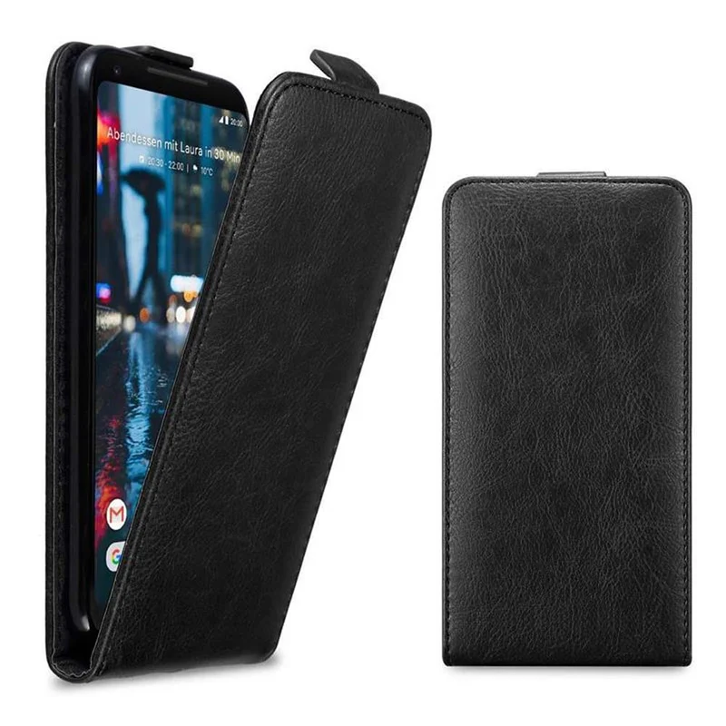 Cadorabo Hülle kompatibel mit Google PIXEL 2 XL Schutzhülle im Flip Design mit Magnetverschluss