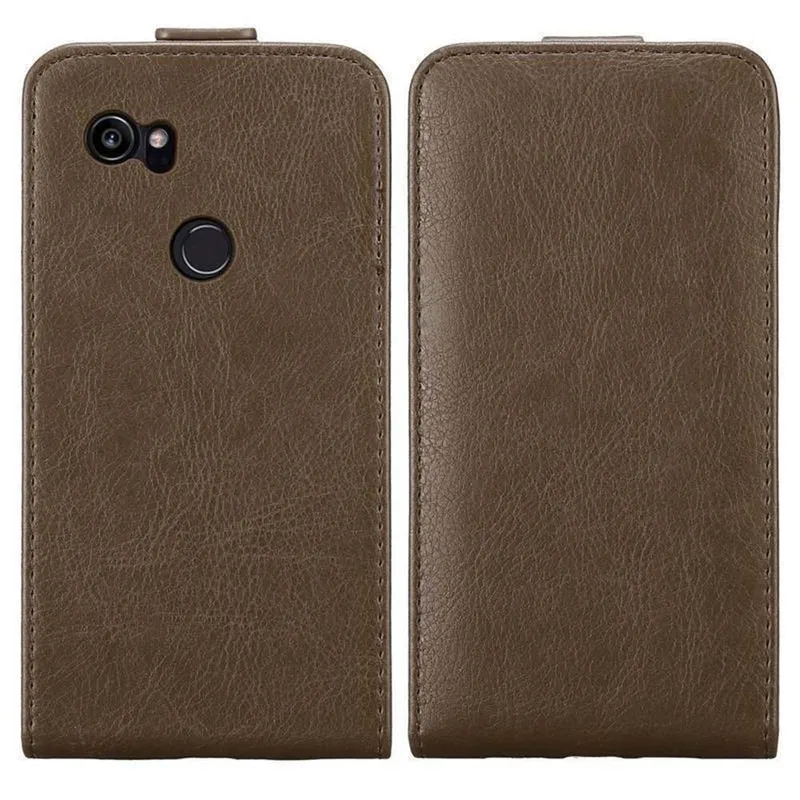 Cadorabo Hülle kompatibel mit Google PIXEL 2 XL Schutzhülle im Flip Design mit Magnetverschluss