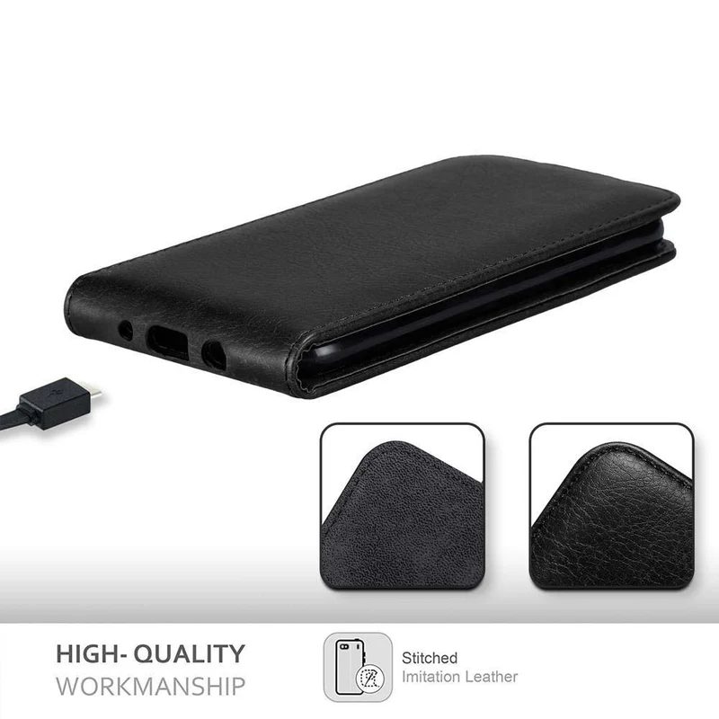 Cadorabo Hülle kompatibel mit Samsung Galaxy J7 2015 Schutzhülle im Flip Design mit Magnetverschluss