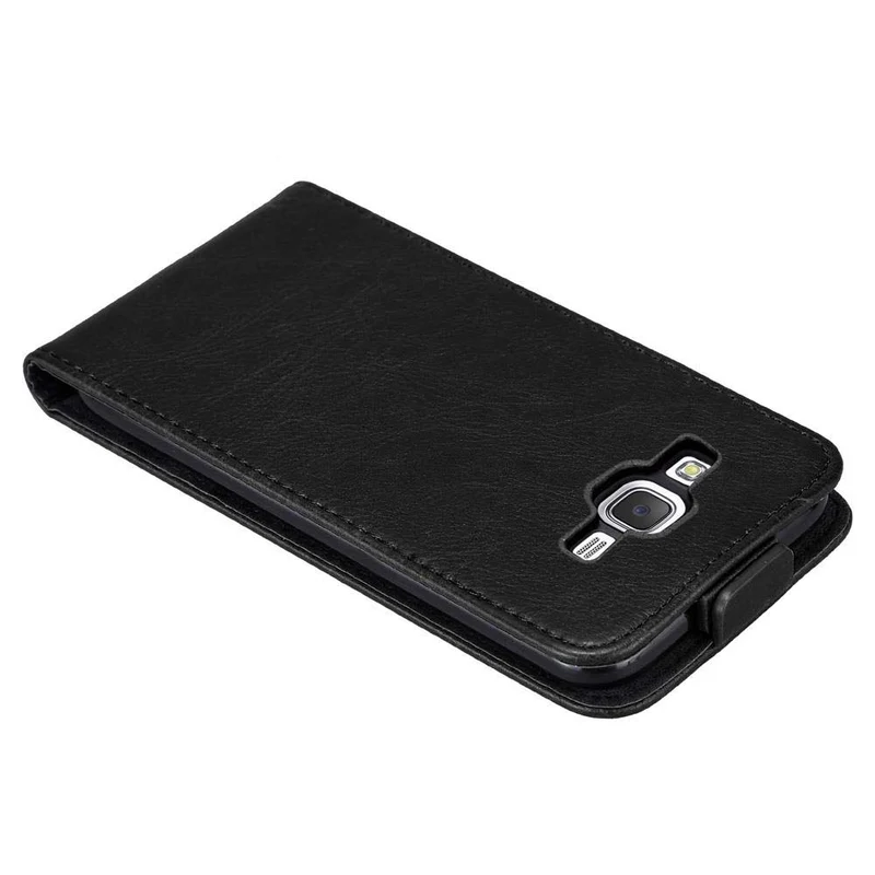 Cadorabo Hülle kompatibel mit Samsung Galaxy J7 2015 Schutzhülle im Flip Design mit Magnetverschluss