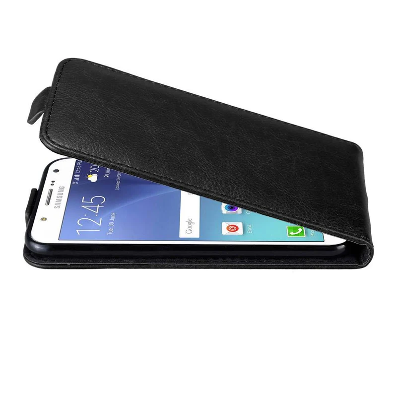 Cadorabo Hülle kompatibel mit Samsung Galaxy J7 2015 Schutzhülle im Flip Design mit Magnetverschluss