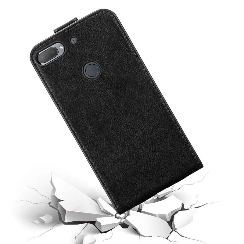 Cadorabo Hülle kompatibel mit HTC Desire 12 PLUS Schutzhülle im Flip Design mit Magnetverschluss