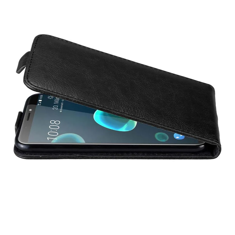 Cadorabo Hülle kompatibel mit HTC Desire 12 PLUS Schutzhülle im Flip Design mit Magnetverschluss