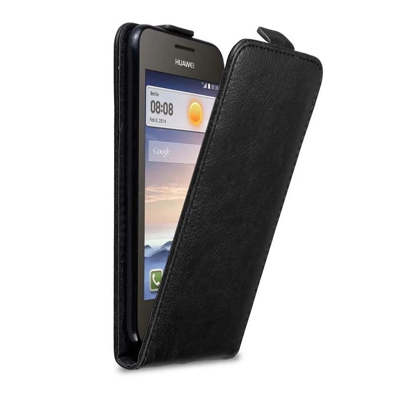 Cadorabo Hülle kompatibel mit Huawei Y3 / Y3C / Y330 / Y331 / Y360 Schutzhülle im Flip Design mit Magnetverschluss