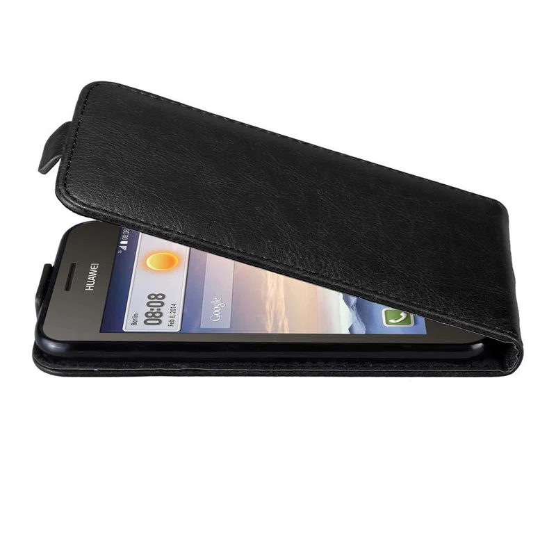 Cadorabo Hülle kompatibel mit Huawei Y3 / Y3C / Y330 / Y331 / Y360 Schutzhülle im Flip Design mit Magnetverschluss
