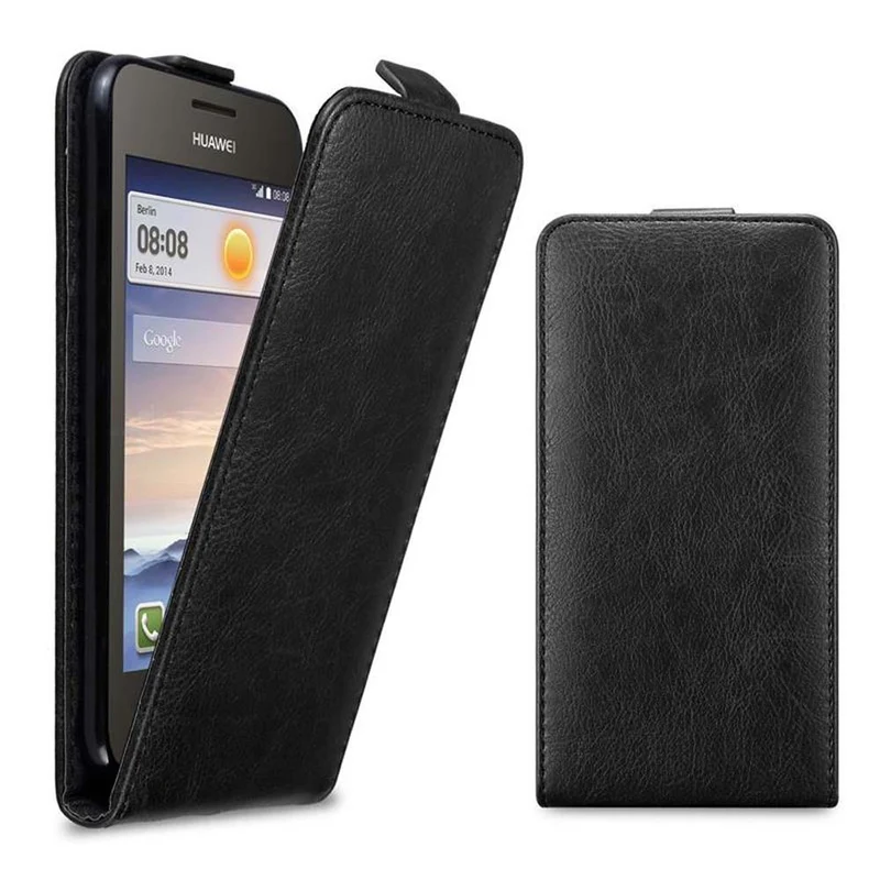 Cadorabo Hülle kompatibel mit Huawei Y3 / Y3C / Y330 / Y331 / Y360 Schutzhülle im Flip Design mit Magnetverschluss