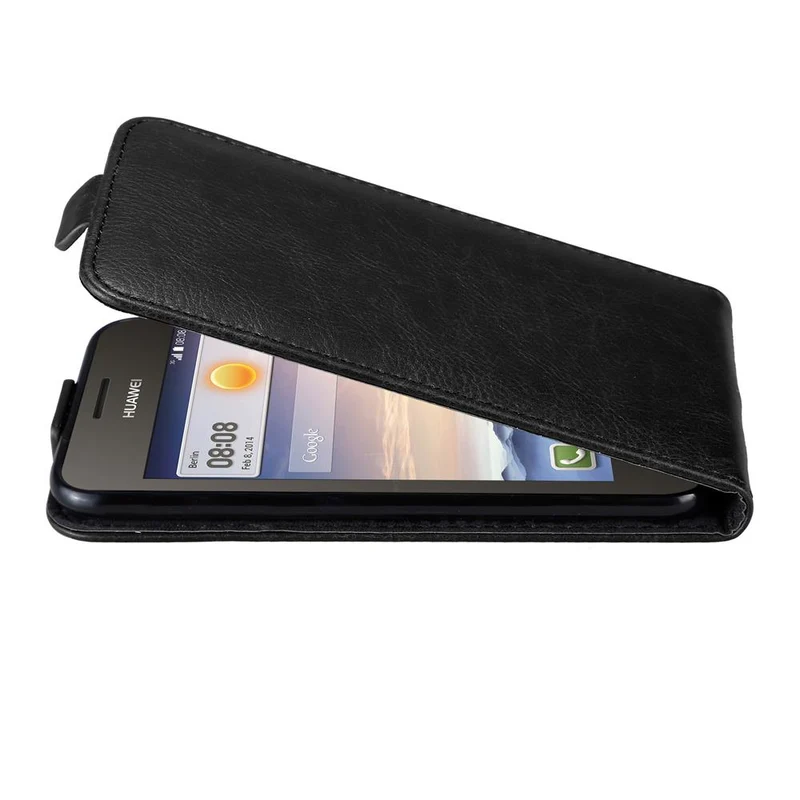 Cadorabo Hülle kompatibel mit Huawei Y3 / Y3C / Y330 / Y331 / Y360 Schutzhülle im Flip Design mit Magnetverschluss