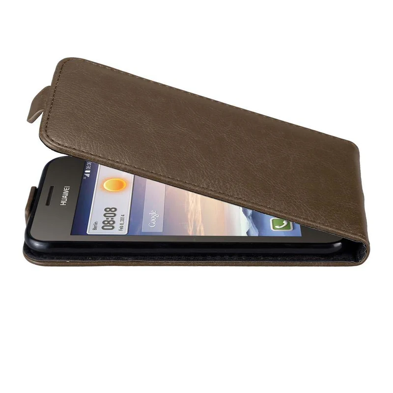 Cadorabo Hülle kompatibel mit Huawei Y3 / Y3C / Y330 / Y331 / Y360 Schutzhülle im Flip Design mit Magnetverschluss