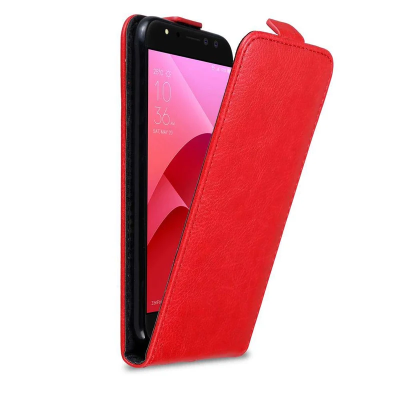 Cadorabo Hülle kompatibel mit Asus ZenFone 4 Selfie PRO Schutzhülle im Flip Design mit Magnetverschluss