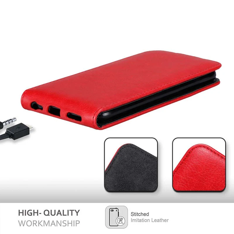 Cadorabo Hülle kompatibel mit Asus ZenFone 4 Selfie PRO Schutzhülle im Flip Design mit Magnetverschluss