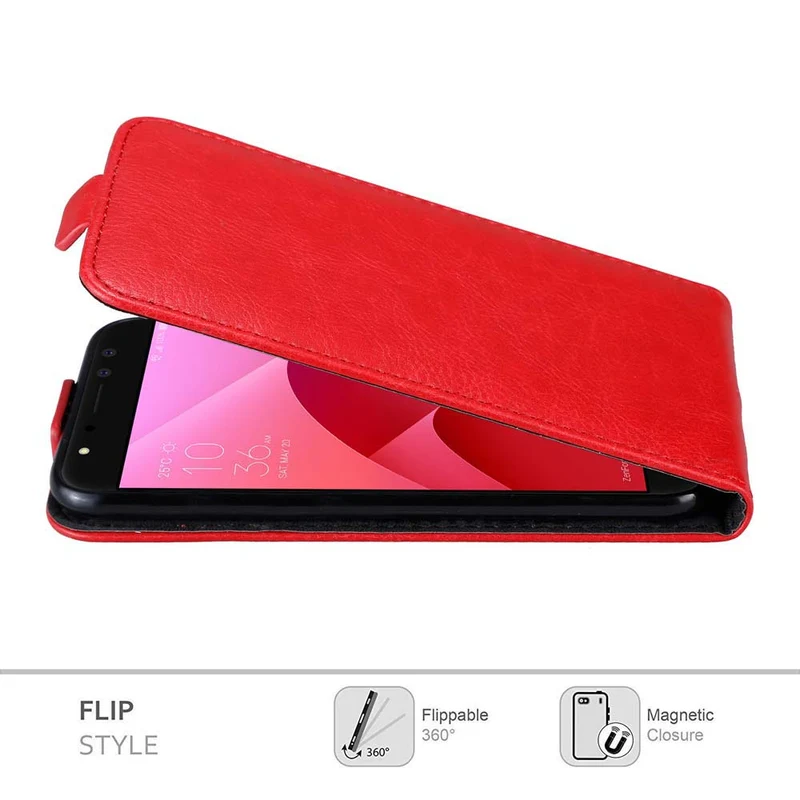 Cadorabo Hülle kompatibel mit Asus ZenFone 4 Selfie PRO Schutzhülle im Flip Design mit Magnetverschluss