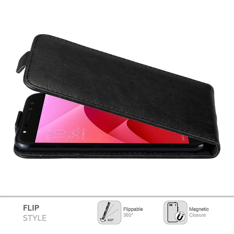Cadorabo Hülle kompatibel mit Asus ZenFone 4 Selfie PRO Schutzhülle im Flip Design mit Magnetverschluss