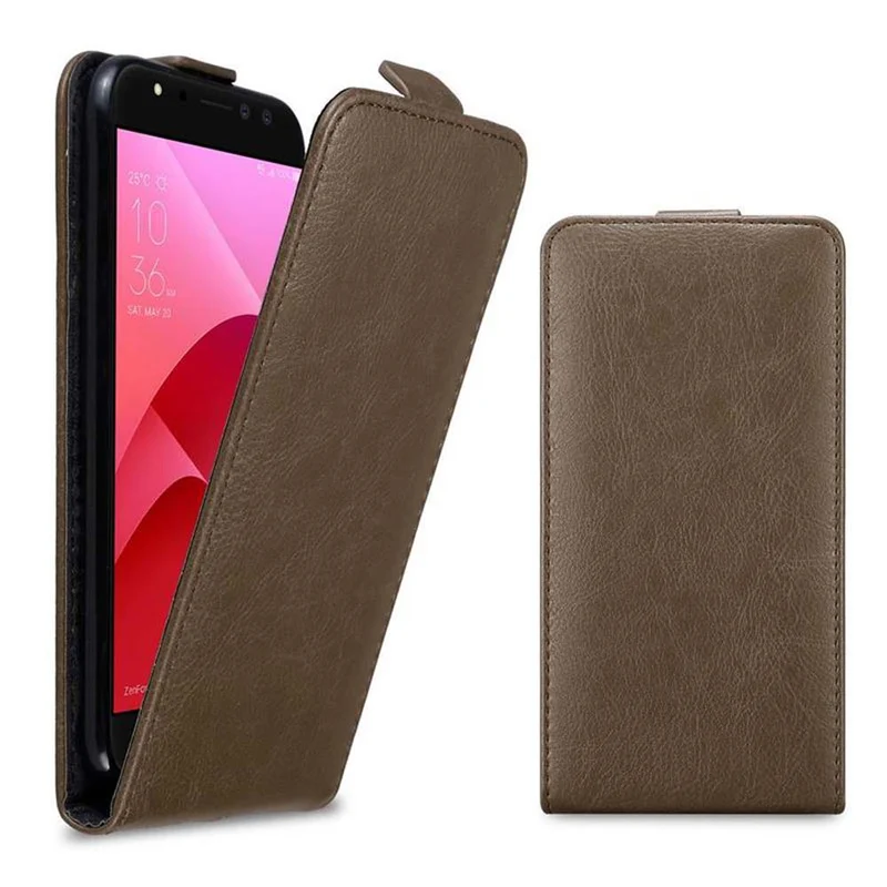Cadorabo Hülle kompatibel mit Asus ZenFone 4 Selfie PRO Schutzhülle im Flip Design mit Magnetverschluss