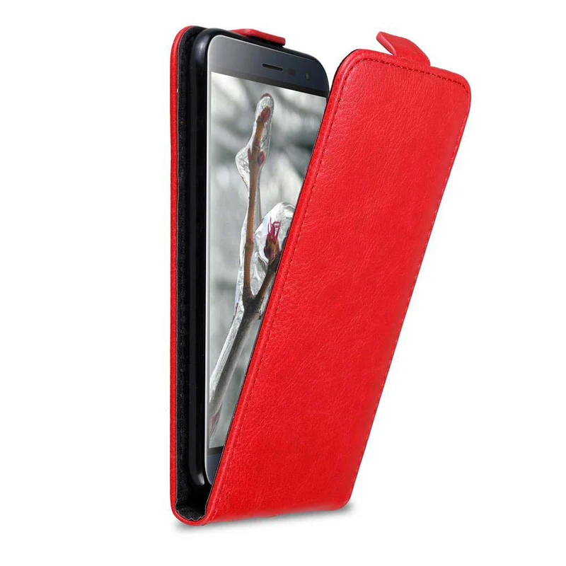 Cadorabo Hülle kompatibel mit Asus ZenFone 3 (5.2 Zoll) Schutzhülle im Flip Design mit Magnetverschluss