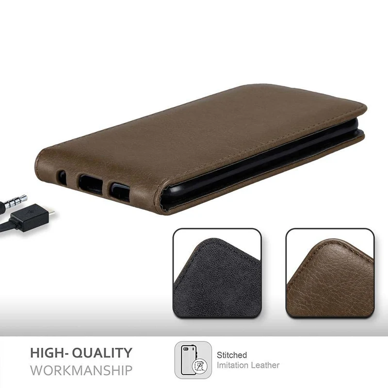 Cadorabo Hülle kompatibel mit Asus ZenFone 3 (5.2 Zoll) Schutzhülle im Flip Design mit Magnetverschluss
