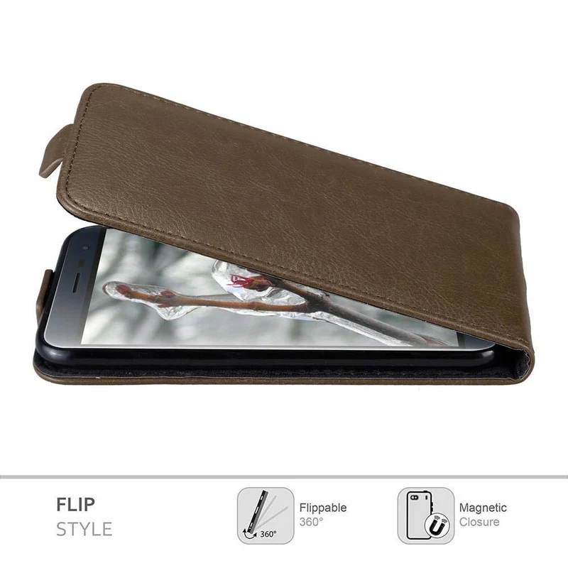 Cadorabo Hülle kompatibel mit Asus ZenFone 3 (5.2 Zoll) Schutzhülle im Flip Design mit Magnetverschluss