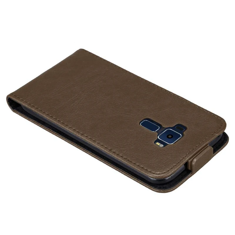 Cadorabo Hülle kompatibel mit Asus ZenFone 3 (5.2 Zoll) Schutzhülle im Flip Design mit Magnetverschluss