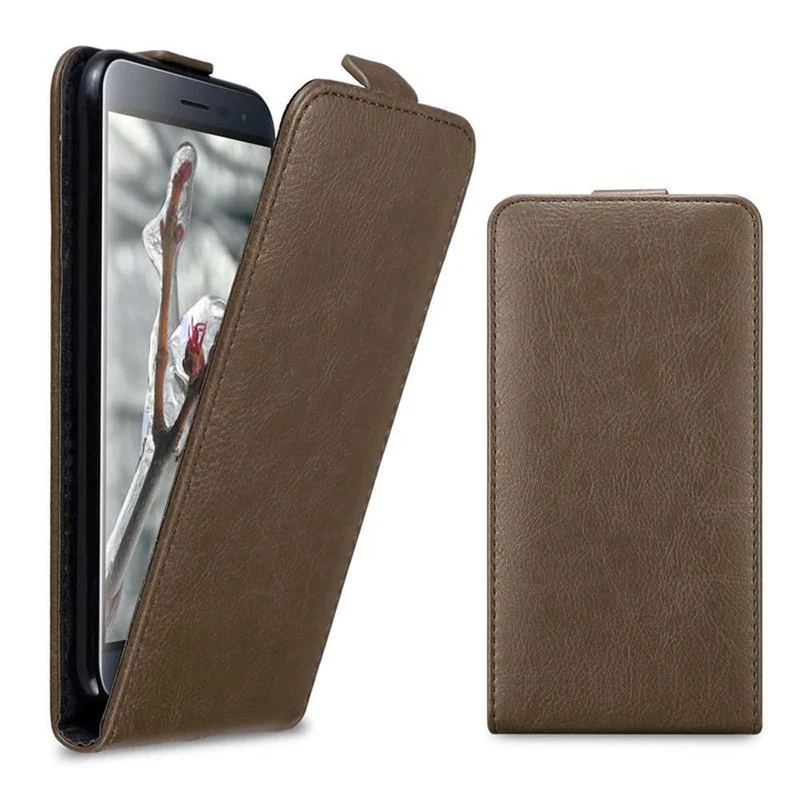 Cadorabo Hülle kompatibel mit Asus ZenFone 3 (5.2 Zoll) Schutzhülle im Flip Design mit Magnetverschluss