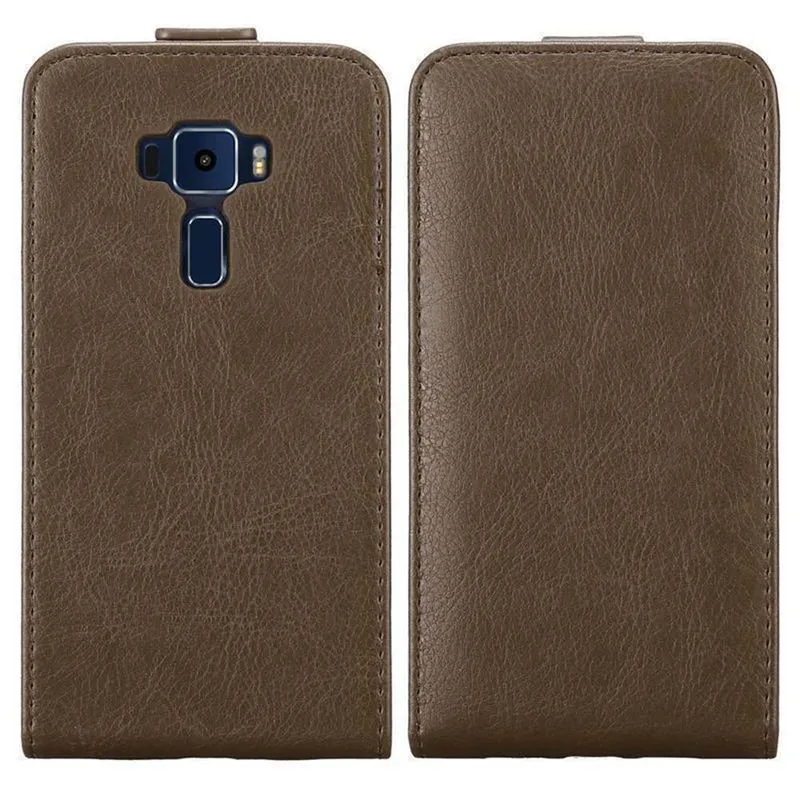 Cadorabo Hülle kompatibel mit Asus ZenFone 3 (5.2 Zoll) Schutzhülle im Flip Design mit Magnetverschluss