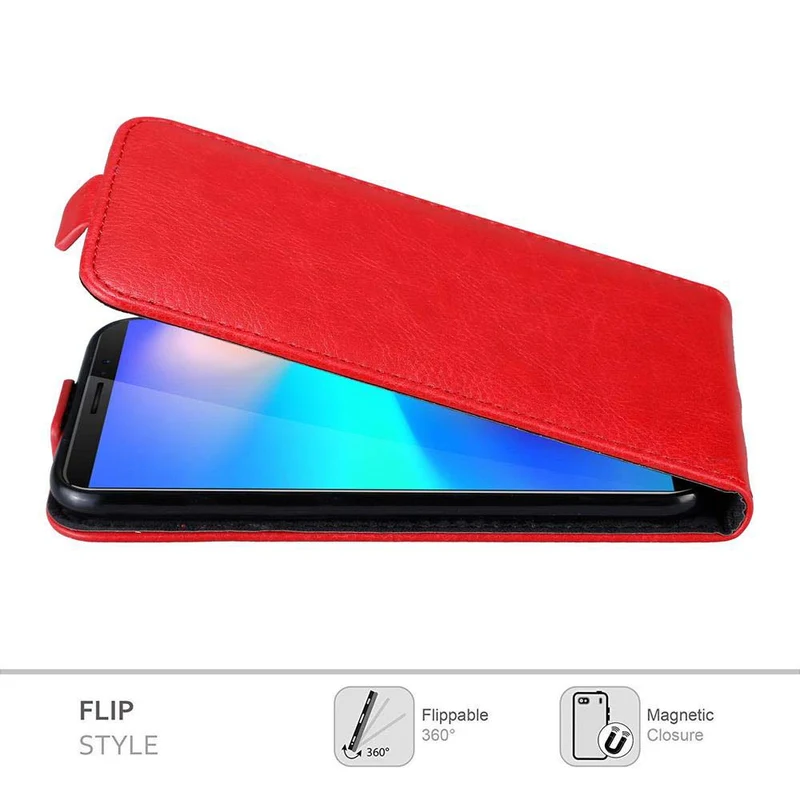 Cadorabo Hülle kompatibel mit Cubot J3 PRO Schutzhülle im Flip Design mit Magnetverschluss