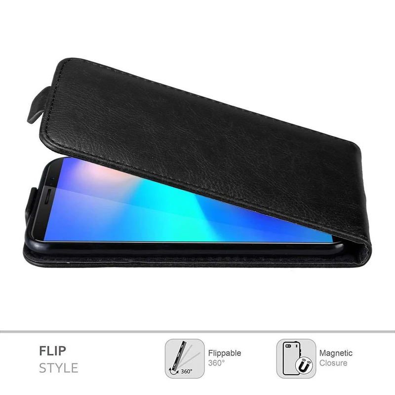 Cadorabo Hülle kompatibel mit Cubot J3 PRO Schutzhülle im Flip Design mit Magnetverschluss