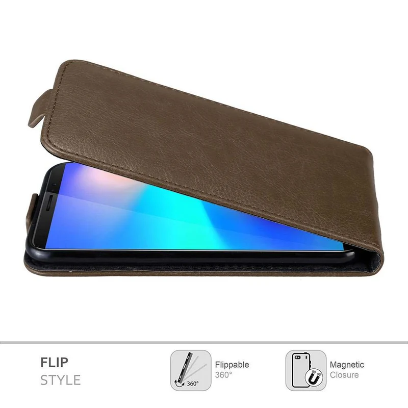Cadorabo Hülle kompatibel mit Cubot J3 PRO Schutzhülle im Flip Design mit Magnetverschluss