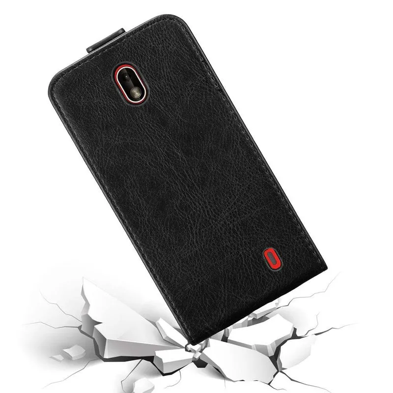 Cadorabo Hülle kompatibel mit Nokia 1 2018 Schutzhülle im Flip Design mit Magnetverschluss