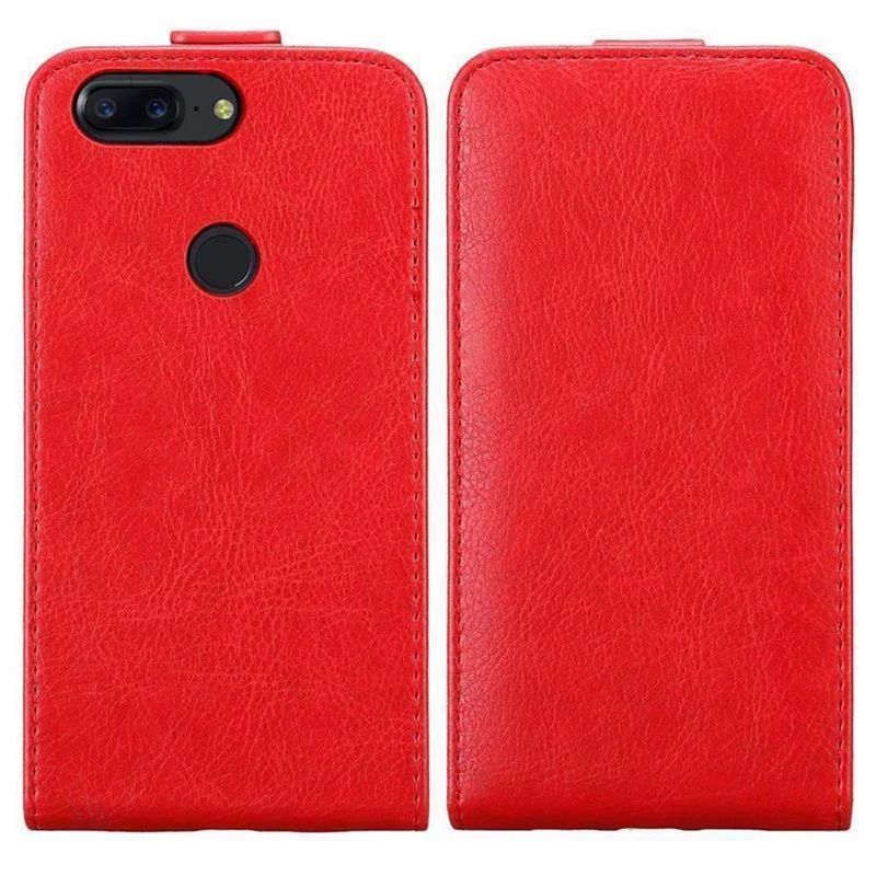 Cadorabo Hülle kompatibel mit OnePlus 5T Schutzhülle im Flip Design mit Magnetverschluss