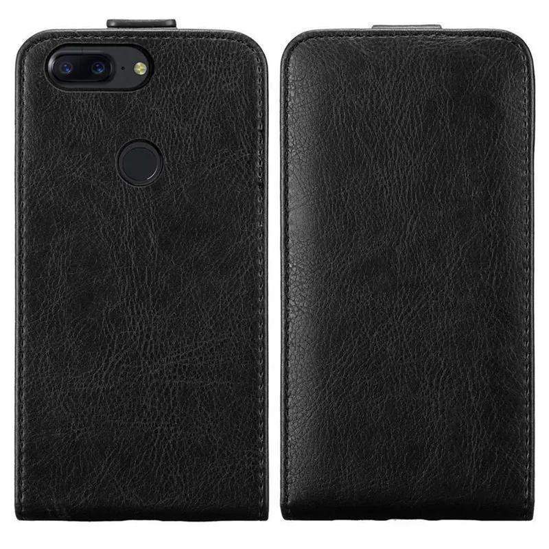 Cadorabo Hülle kompatibel mit OnePlus 5T Schutzhülle im Flip Design mit Magnetverschluss