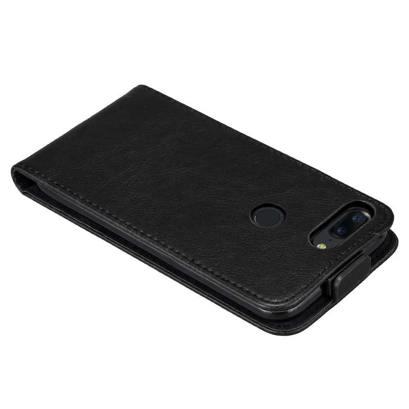 Cadorabo Hülle kompatibel mit OnePlus 5T Schutzhülle im Flip Design mit Magnetverschluss