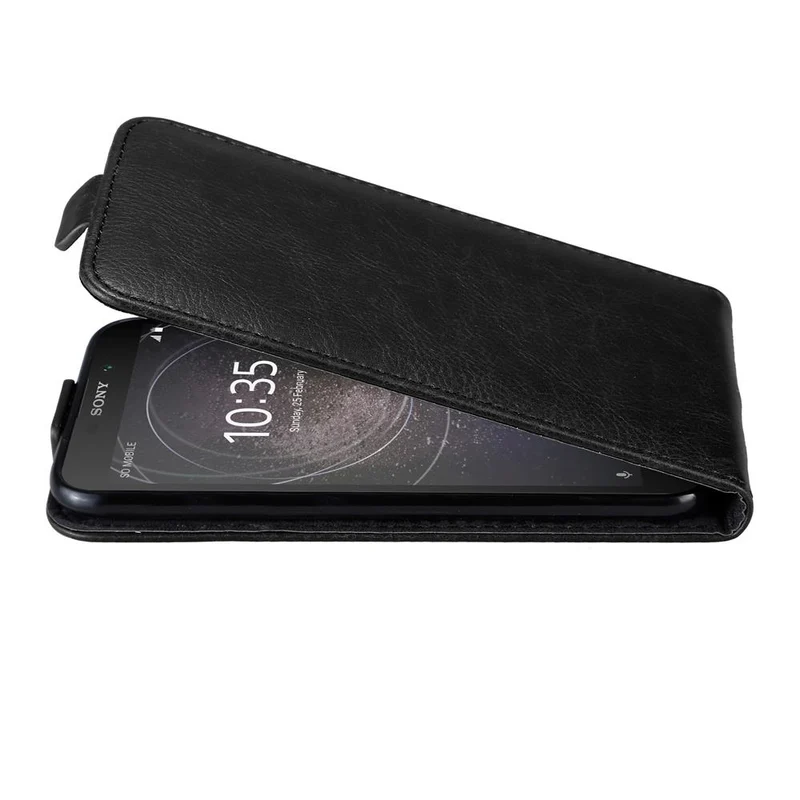 Cadorabo Hülle kompatibel mit Sony Xperia XA2 Schutzhülle im Flip Design mit Magnetverschluss