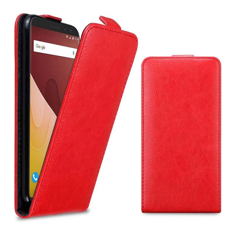 Cadorabo Hülle kompatibel mit WIKO VIEW GO Schutzhülle im Flip Design mit Magnetverschluss