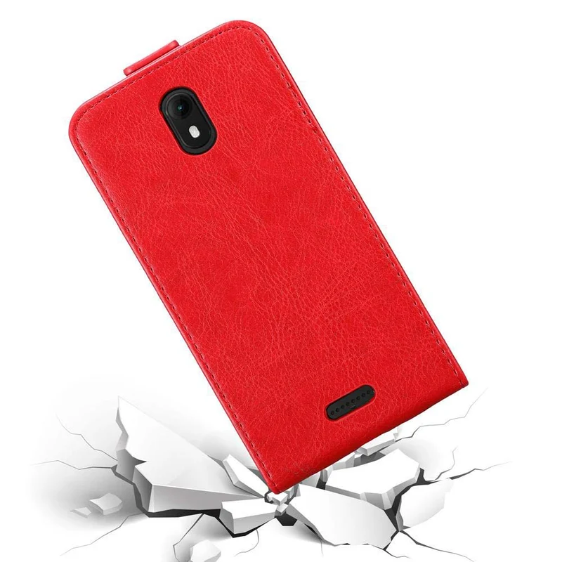 Cadorabo Hülle kompatibel mit WIKO VIEW GO Schutzhülle im Flip Design mit Magnetverschluss