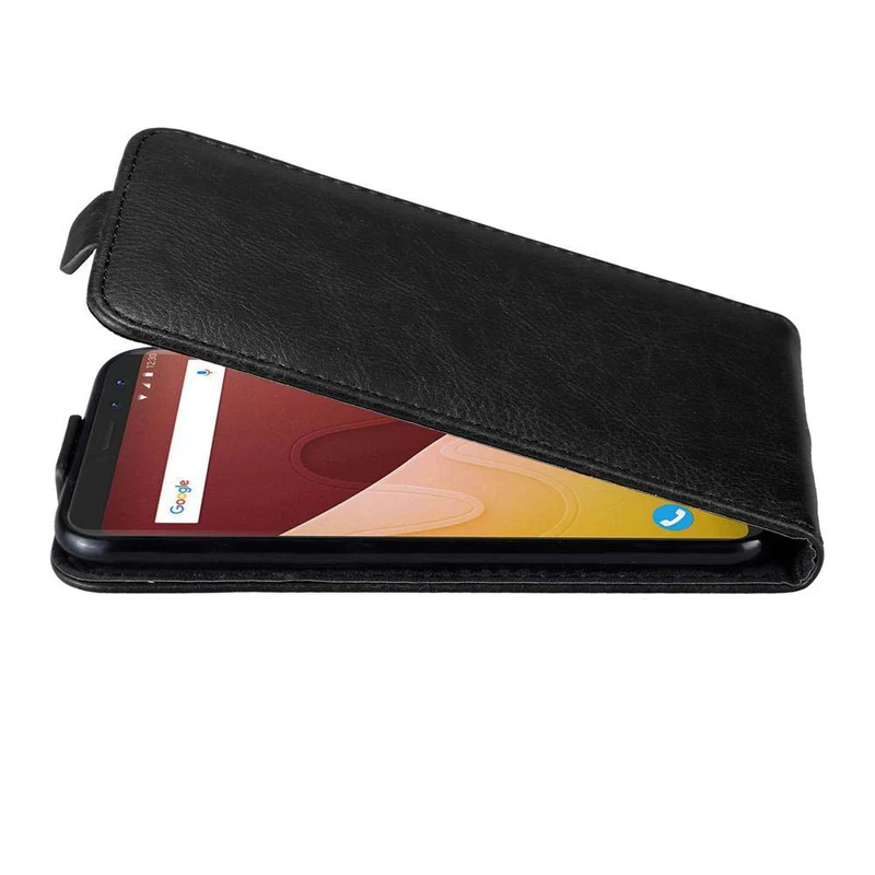 Cadorabo Hülle kompatibel mit WIKO VIEW GO Schutzhülle im Flip Design mit Magnetverschluss