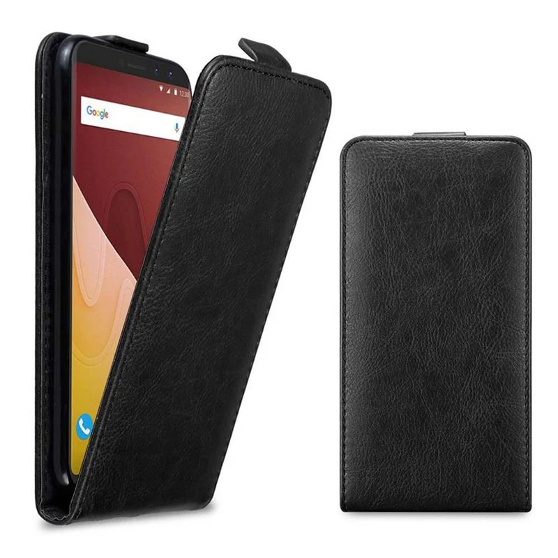 Cadorabo Hülle kompatibel mit WIKO VIEW GO Schutzhülle im Flip Design mit Magnetverschluss