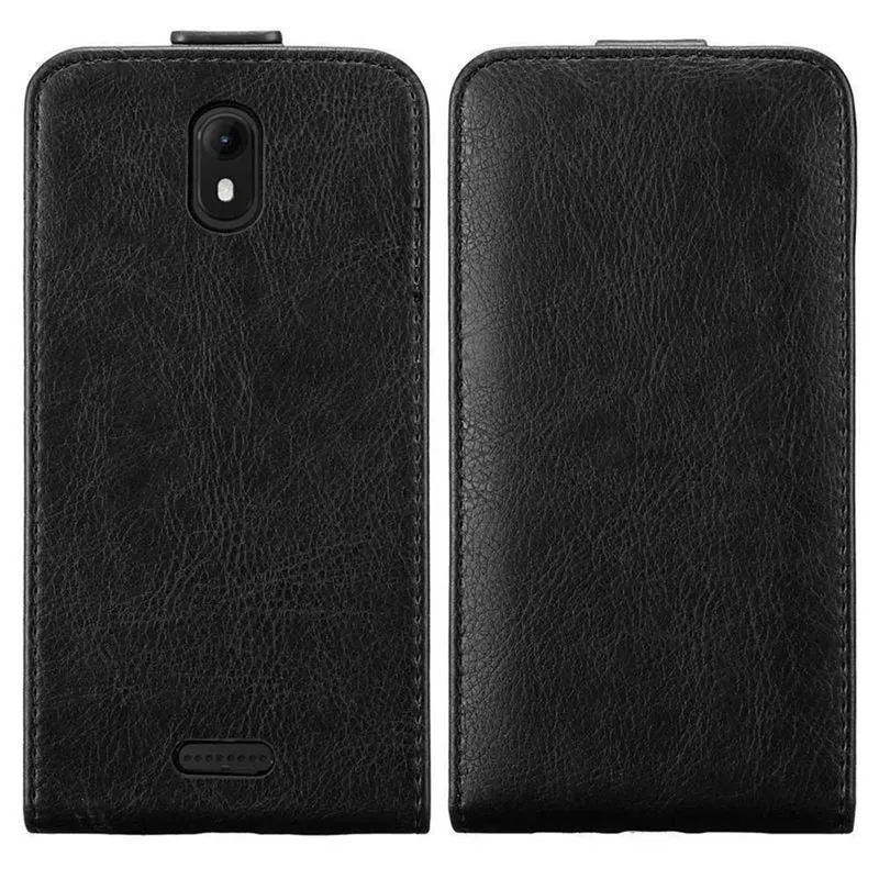 Cadorabo Hülle kompatibel mit WIKO VIEW GO Schutzhülle im Flip Design mit Magnetverschluss